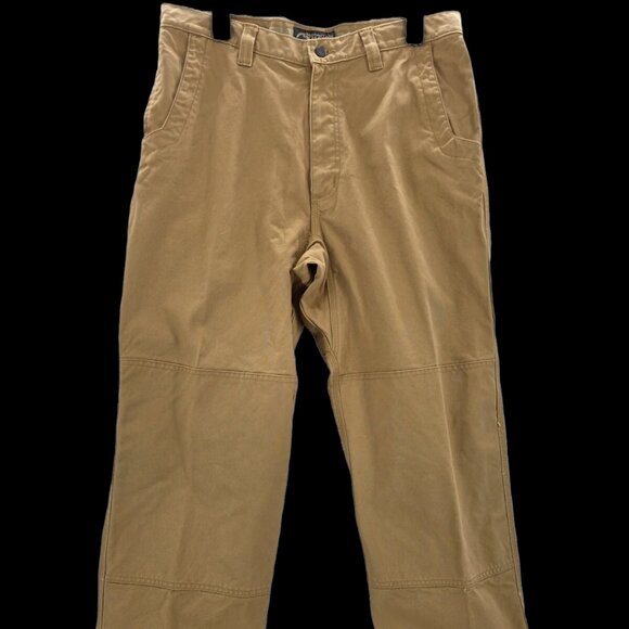 Mountain Khakis Alpine Utility Pants Mens Double Knee Canvas Cargo Pocket 32 x30 - Picture 2 of 7